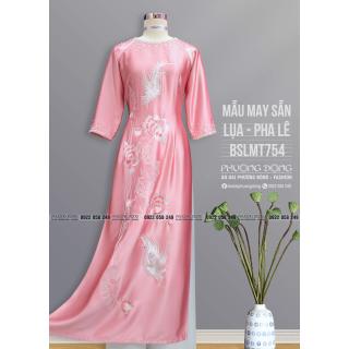 Áo Dài Bà Sui Lụa Thêu Kết Pha Lê BSLMT754